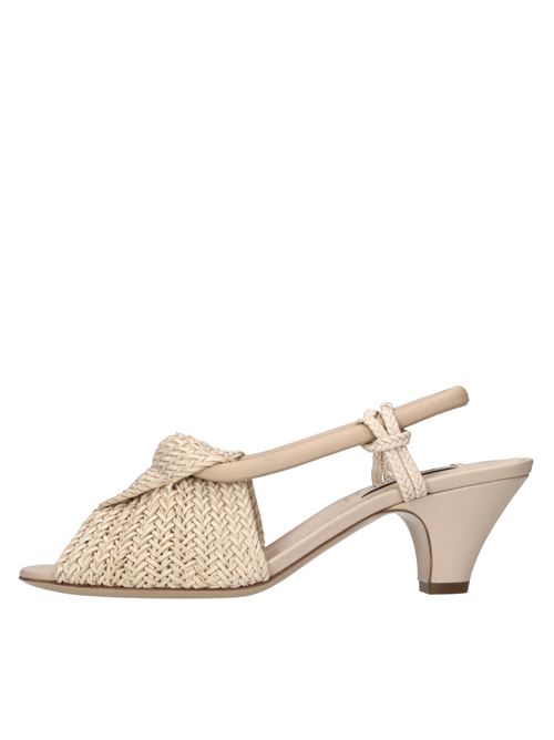 Sandali Hanoi in pelle e corda CASADEI | 1L359J0501SPIAGGIA ROSA